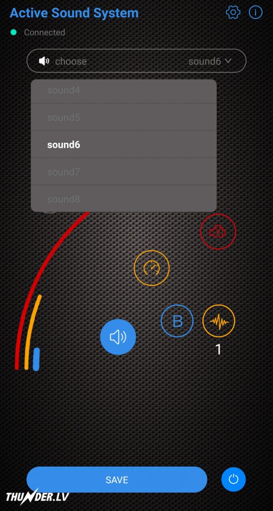 dbplus program for controlling the Thunder active exhaust system
